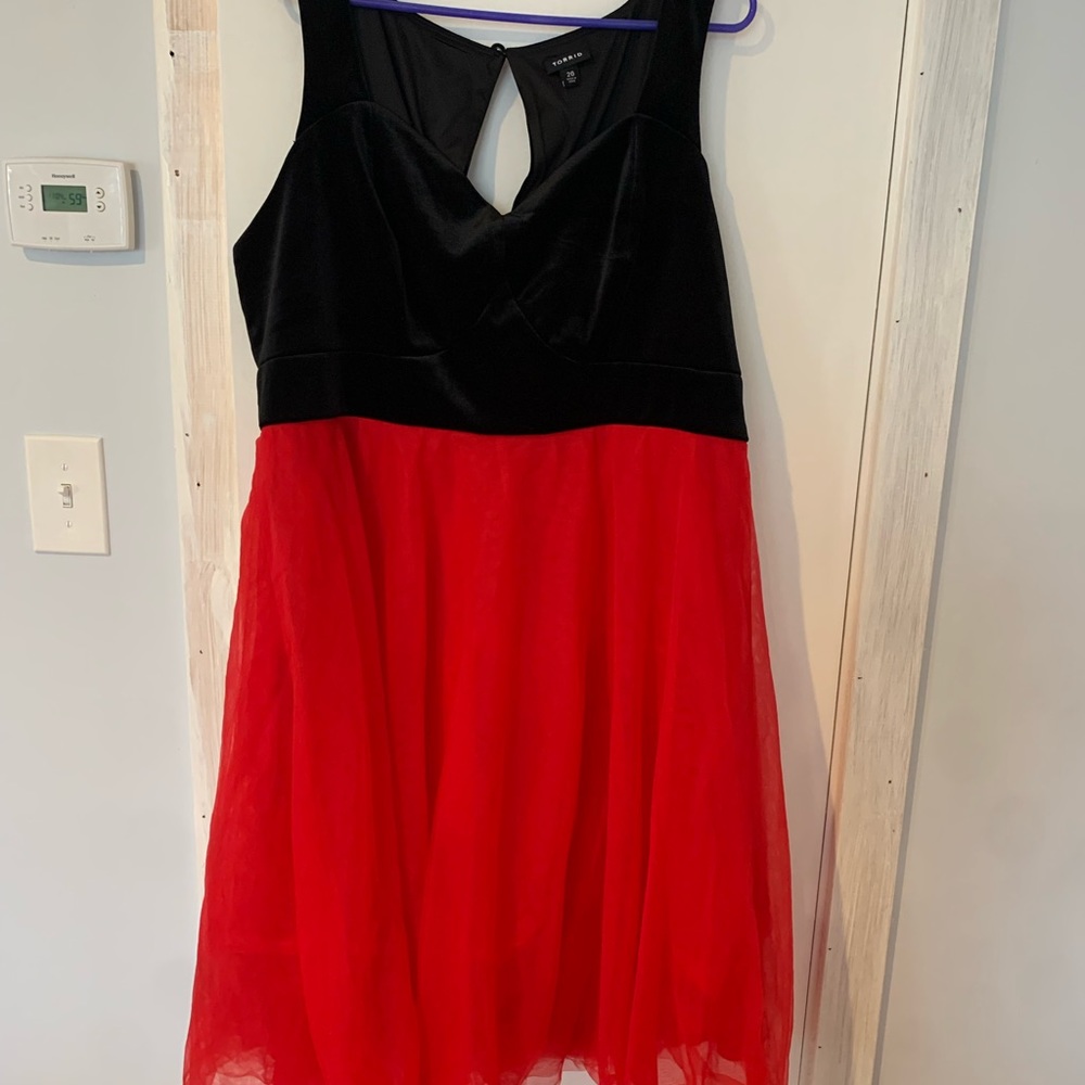Torrid special occasion dress. Size 20. Velvet and tulle.
